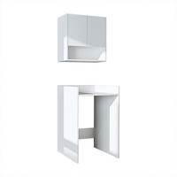 WASCHMASCHINENSCHRANK DERIN-I 65cm Breit, 189cm Hoch - Weiß, Holzwerkstoff (65/189/60cm)