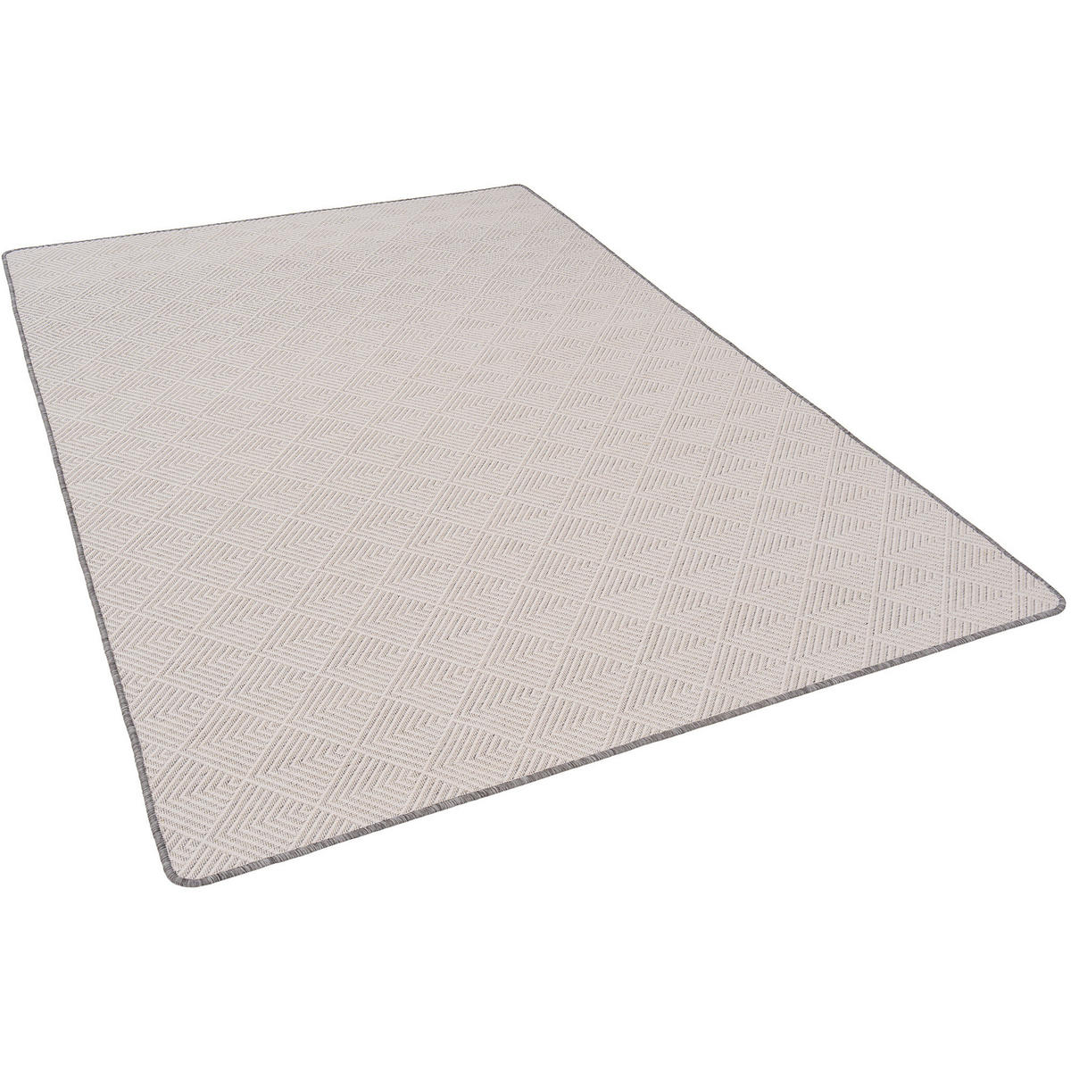 IN- UND OUTDOOR TEPPICH BEIDSEITIG NEWPORT MODERN - Grau, Textil (100/400cm) - Snapstyle