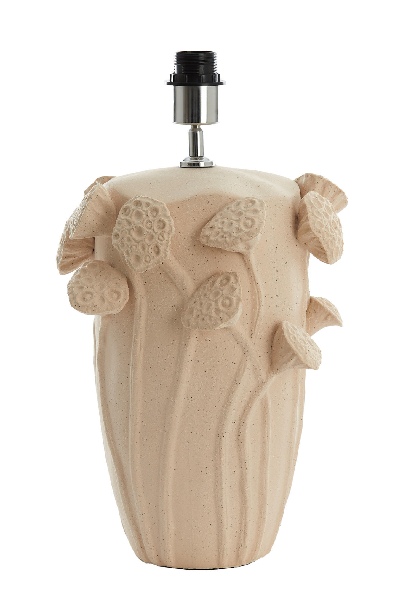 LAMPENFUSS Lavci Weiß 28,5/27,5/36,5 cm - Weiß, Keramik (28.5/27.5/36.5cm) - Light & Living