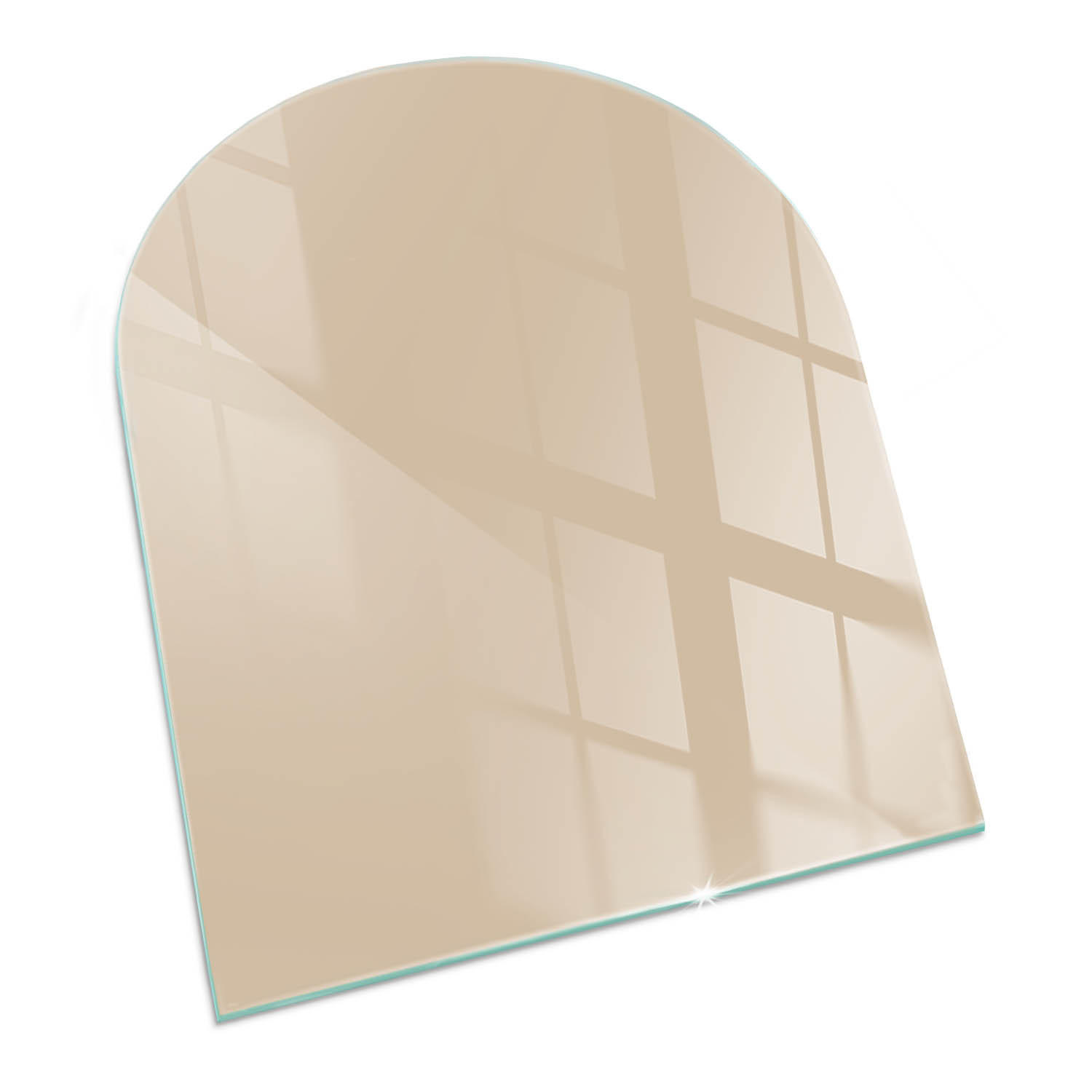 ArtPrintCave Glasplatte Gelb 80x70x0.4 cm