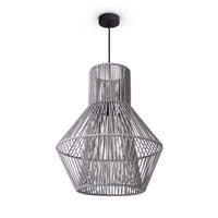 PENDELLEUCHTE Hugo Pd1 Malena - Schwarz, Metall (45/45/55cm) - Paco Home