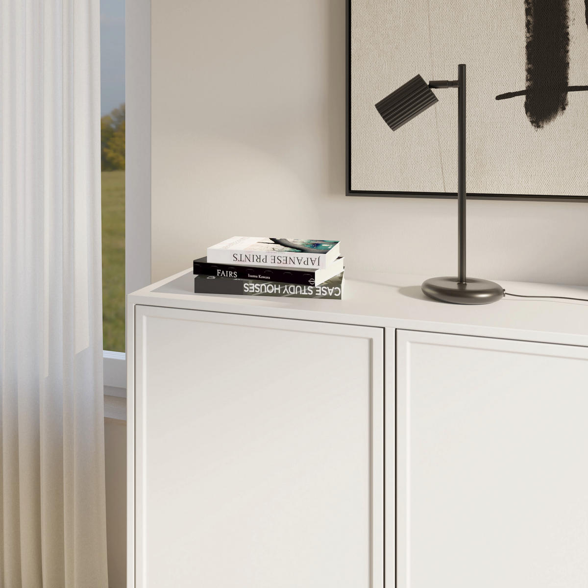 SIDEBOARD Velveto biely 150cm - biela, kov/kompozitné drevo (150/86/40cm) - Selsey