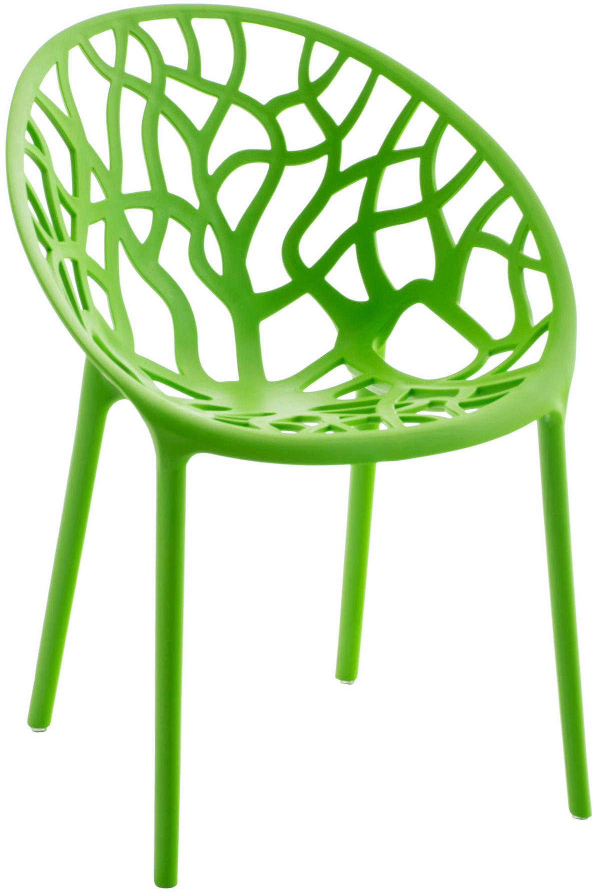GARTENSTUHL Kunststoff grün - Grün, Kunststoff (59/80/60cm) - CLP