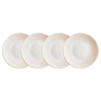 TELLER 4er-Set Atlantis 23 cm - Beige, Keramik (23/23/3cm) - Butlers