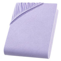 JERSEY-SPANNBETTLAKEN 100x200 cm aus 100% Baumwolle, Bettlaken Flieder Uni - Flieder, Textil (100/200cm) - Carpe Sonno