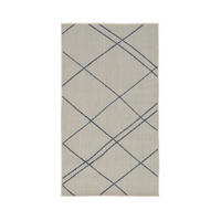 OUTDOOR-TEPPICH Terrace Weiß/Azurblau 80x150 cm - Multicolor, Textil (80/150cm) - Vercai Rugs
