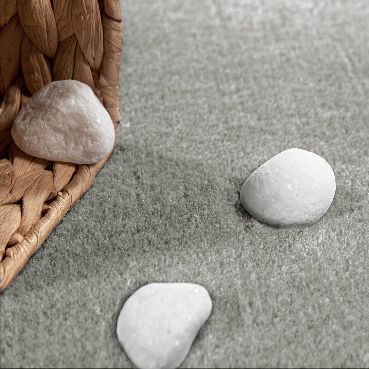 KURZFLORTEPPICH 200/200 cm Cadiz 630 - Silberfarben, Textil (200/200cm) - Paco Home