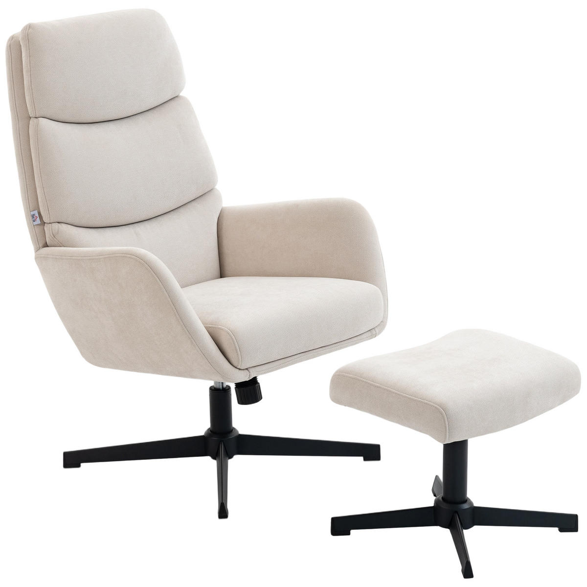 SESSEL Beige 75.0/66.0/99.0cm - Beige, Textil (66/99/75cm)