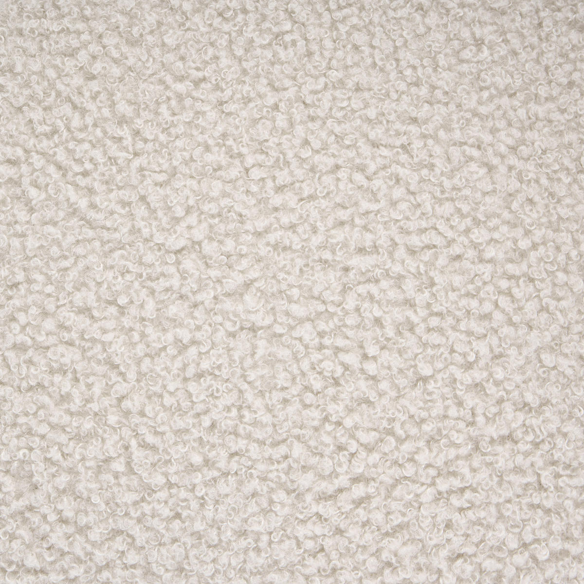 OTTOMANE Bouclé Cremeweiß Kivvik - Creme, Textil (82/41/80cm) - Beliani