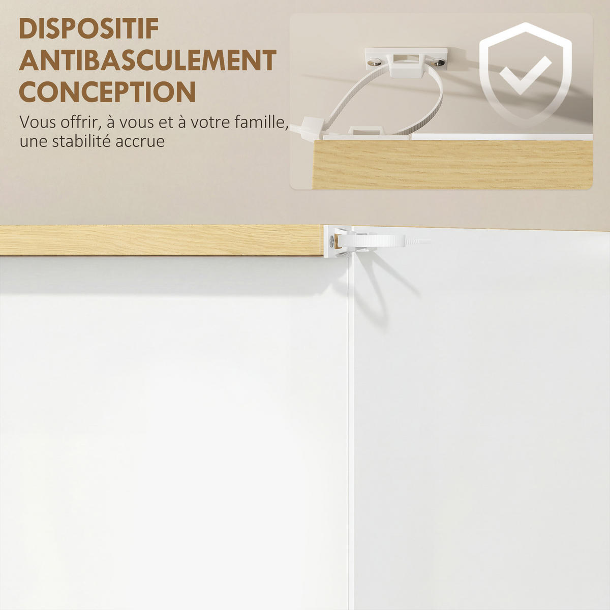 SCHUHSCHRANK DE-14991 3 Klapptüren mit Doppelfächern Weiß - Weiß, Holzwerkstoff (72/112/26cm) - ComfortXL