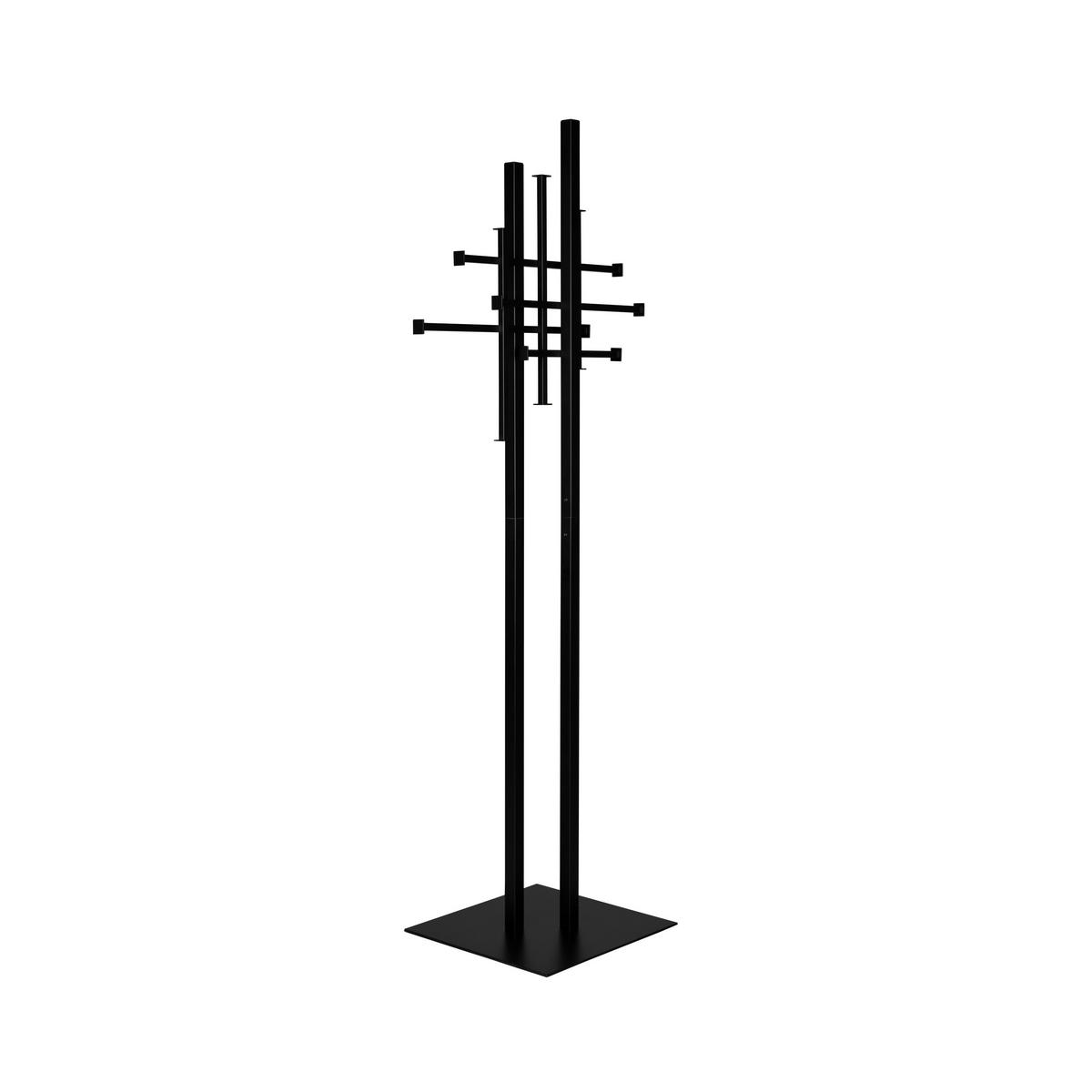 GARDEROBESTÄNDER Rumex Schwarz - Schwarz, Metall (71/185/45cm) - Dutchbone