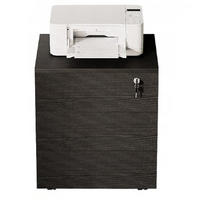 BÜROCONTAINER, schwarz 45/40/58 cm - Schwarz, Holzwerkstoff (45/58/40cm)