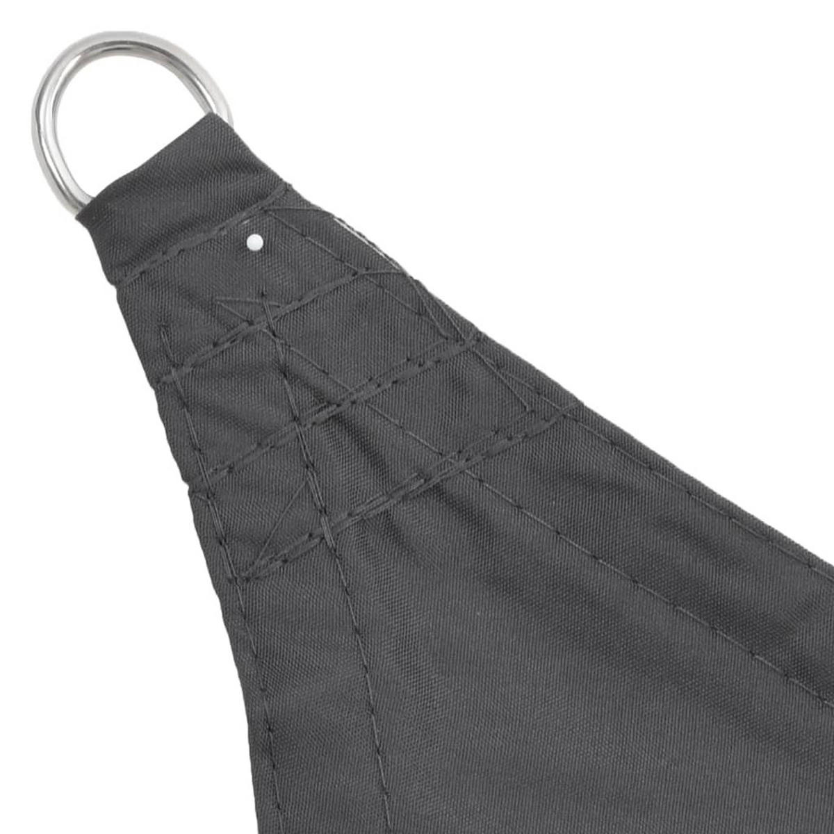 SONNENSEGEL Oxford-Gewebe Dreieckig 5x5x5 m Anthrazit - Anthrazit, Textil (500/500cm) - furnicato