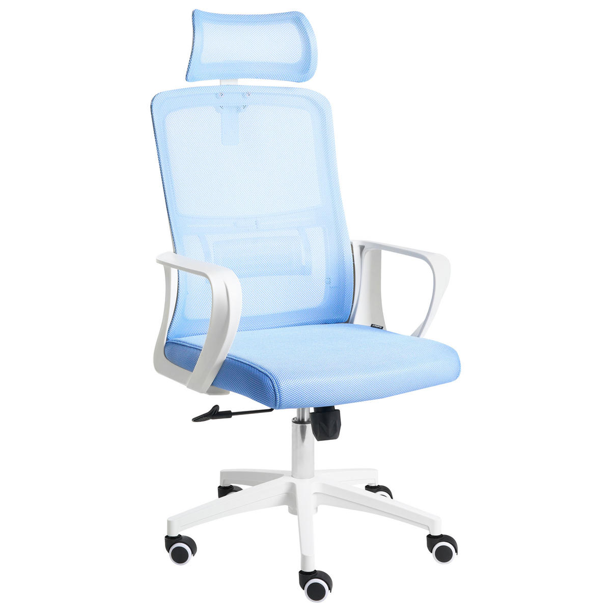 BÜROSTUHL Blau Monarch - Blau, Textil (46/110/62cm) - Beliani