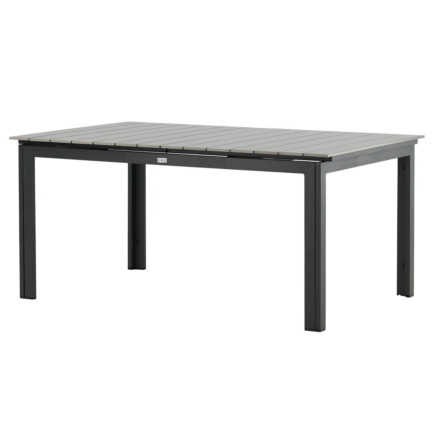 GARTENTISCH - Schwarz, Metall (160/100/75cm) - home24