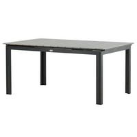 GARTENTISCH - Schwarz, Metall (160/100/75cm) - home24