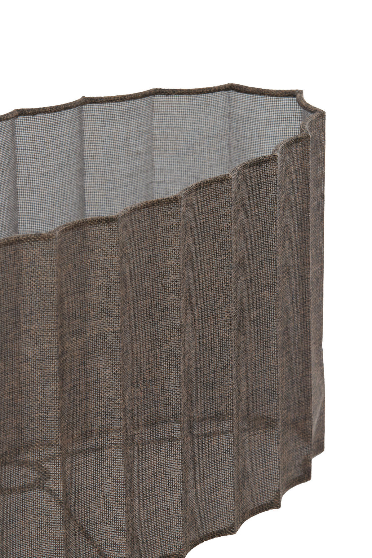 LAMPENSCHIRM Disli Braun 58/24/27 cm - Braun, Textil (58/24/27cm) - Light & Living