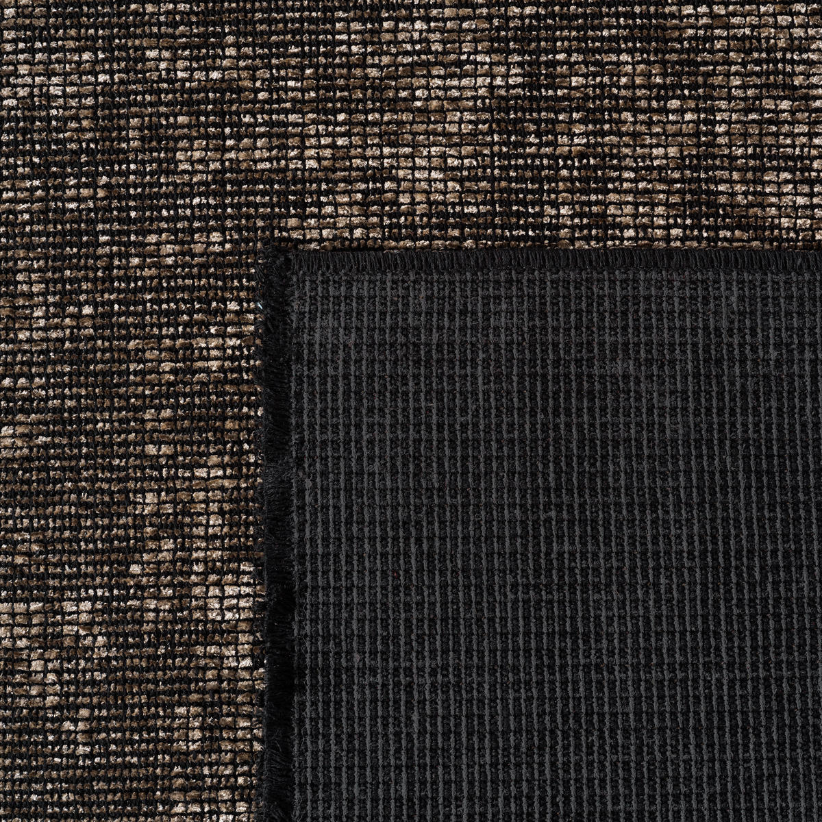 TEPPICH Kurzflor Unicolor Chenille Baumwolle Innen Braun Läufer 80x250 - Braun, Textil (80/250cm) - KADIMA DESIGN