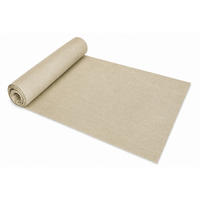 TISCHLÄUFER 40/100 cm Ecru Leinenoptik - Ecru, Textil (40/100cm) - TiborTex