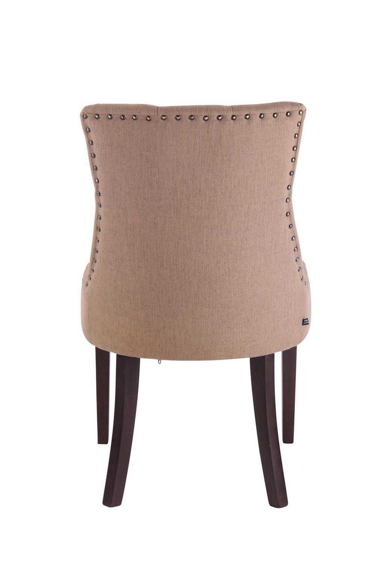 WOHNZIMMERSTUHL Stoff taupe - Taupe, Holz/Textil (55/92/58cm) - CLP