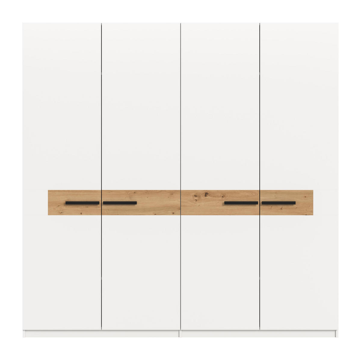 KLEIDERSCHRANK Stanga weiß 200/55/201 cm - Weiß, Holzwerkstoff (200/201/55cm) - Xonox