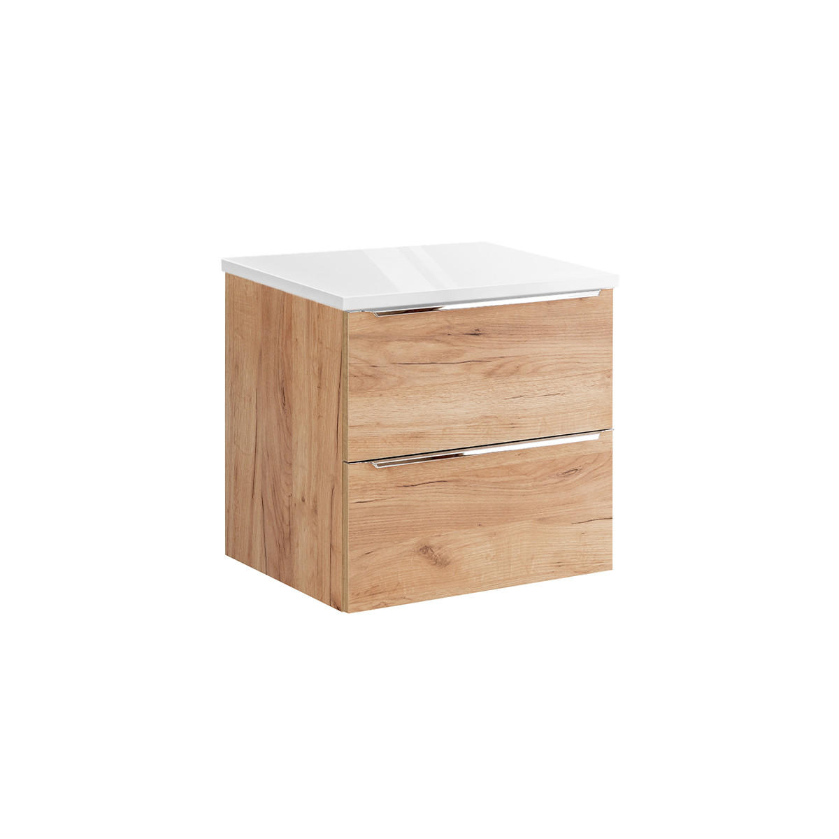 WASCHTISCHUNTERSCHRANK 60.4cm April Holz - Braun, Holzwerkstoff (60.4/59/46cm) - Petits-meubles