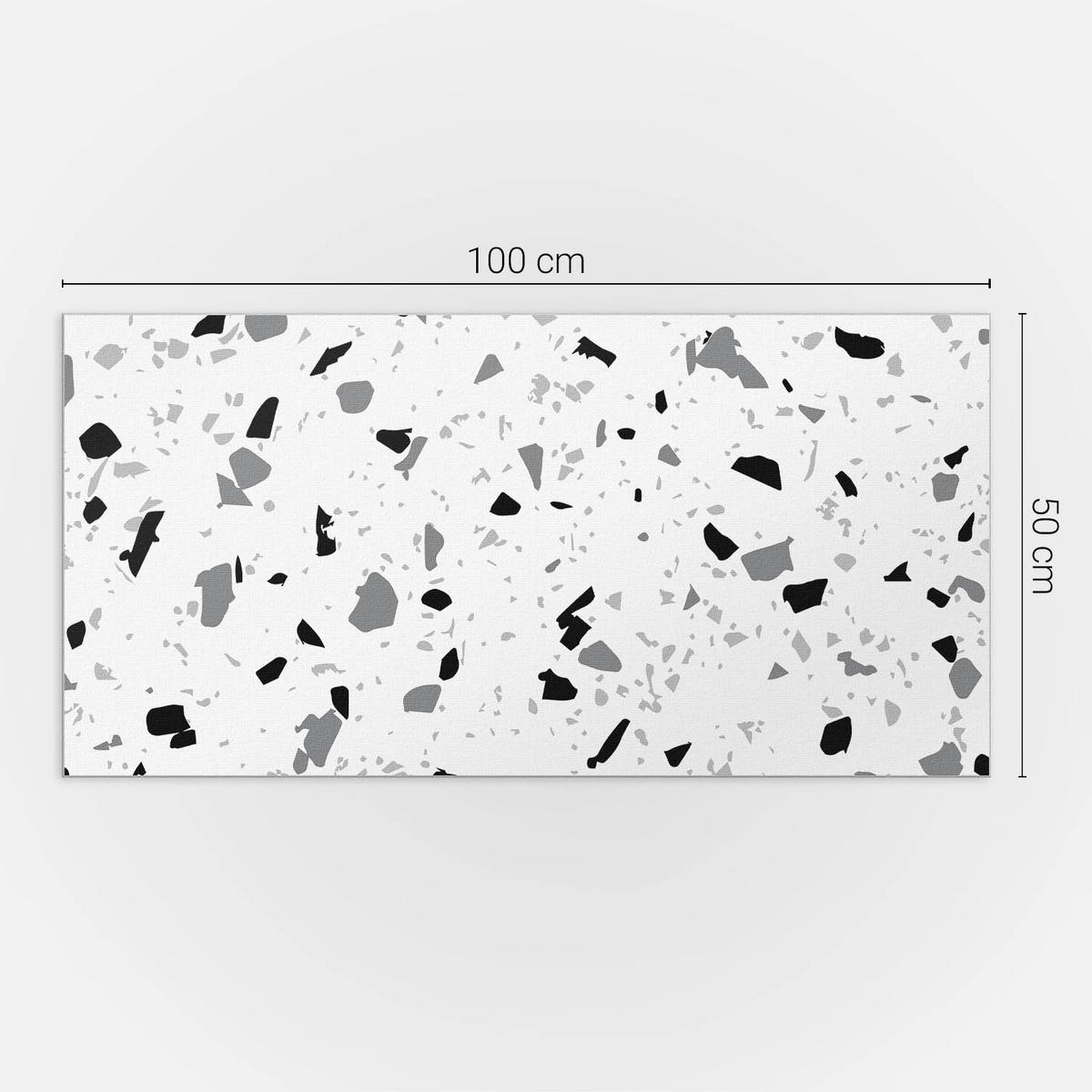 WANDPANEEL 100x50 cm selbstklebend Granilla - Weiß, Kunststoff (50/1.6/100cm) - Wallfluent