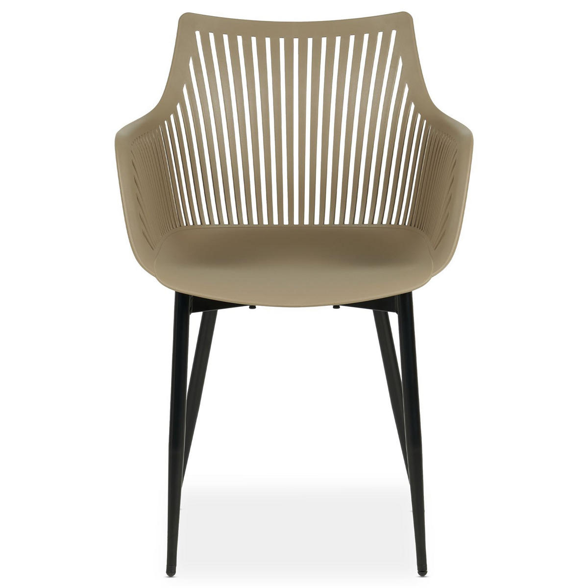 GARTENSTÜHLE VIOLETTA 4ER-SET - Champagner, Textil (55/86/53cm) - IDIMEX