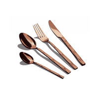BESTECKSET Rosa 30/20/5 cm BH2621 - Pink, Metall - Berlinger Haus
