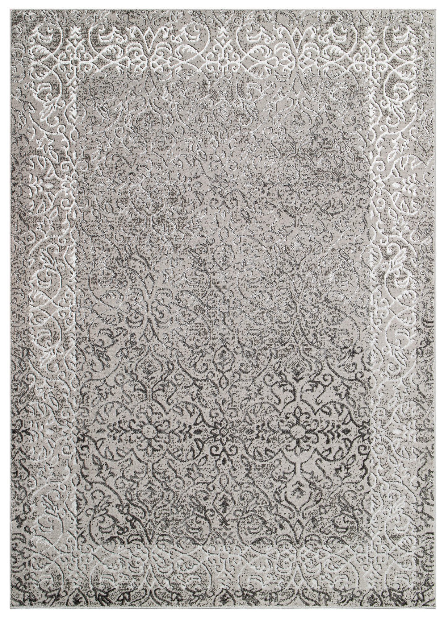 TEPPICH ARES Hellgrau 300/400 cm - Hellgrau, Kunststoff (300/400cm) - Tapiso