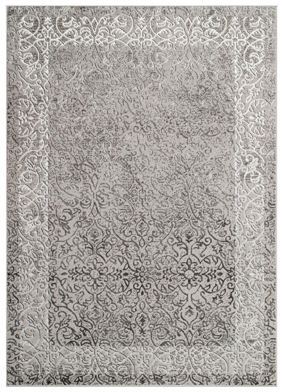 TEPPICH ARES Hellgrau 300/400 cm - Hellgrau, Kunststoff (300/400cm) - Tapiso