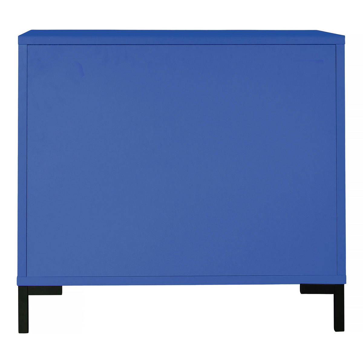 SCHRANK für Schallplatten blau BOWIE - Blau, Holzwerkstoff (40/63/70cm) - RNT By Really Nice Things