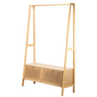 GARDEROBE Holz Braun - Braun, Holz (110/165/36cm) - Nordlys