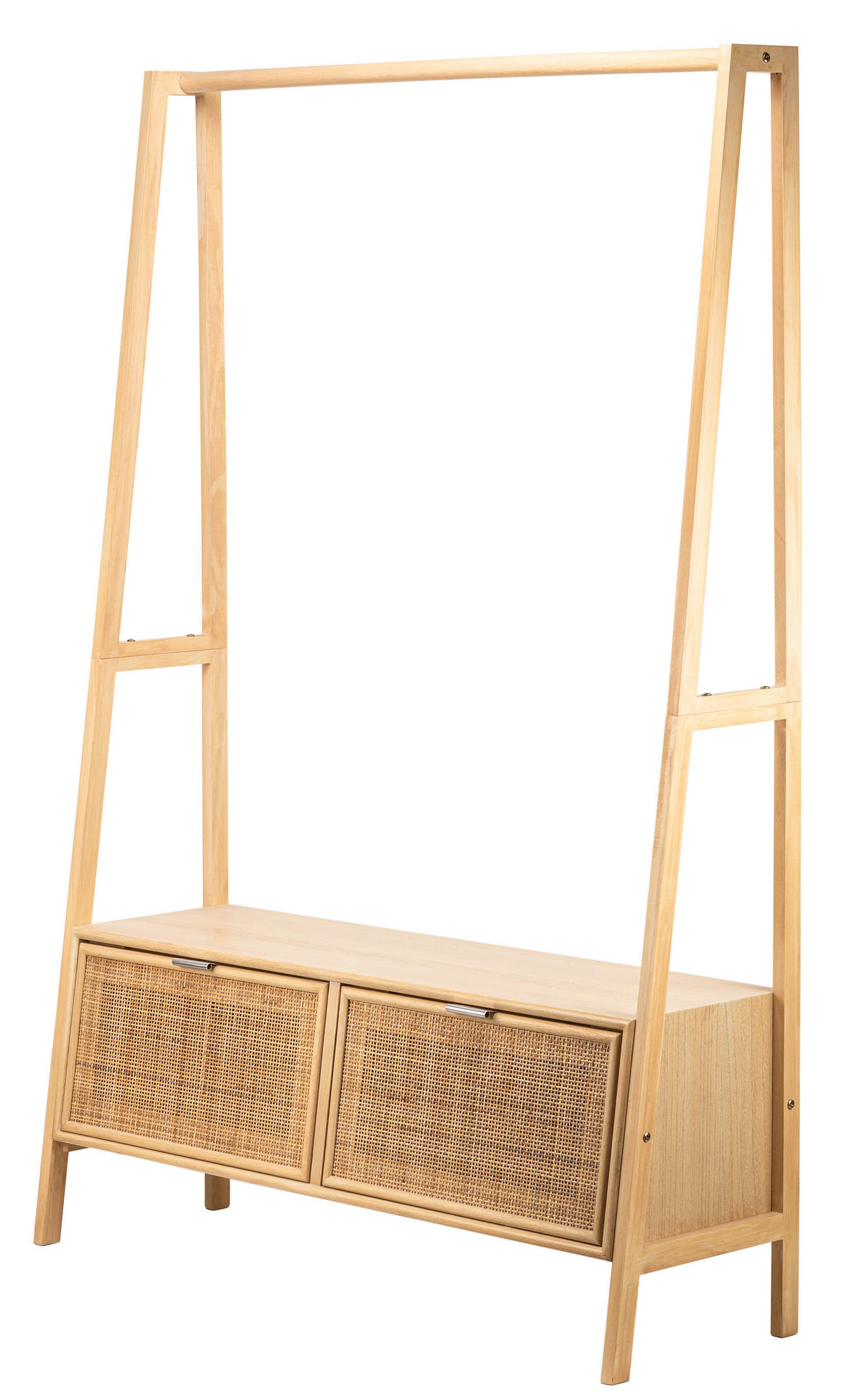 GARDEROBE Holz Braun - Braun, Holz (110/165/36cm) - Nordlys