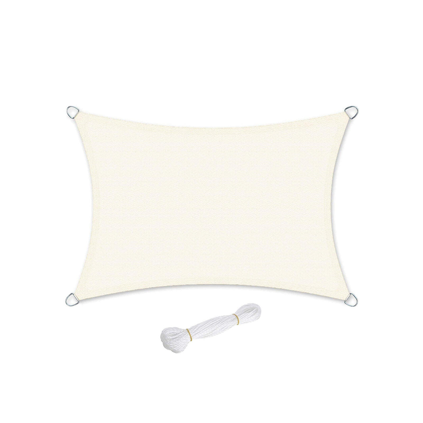 SONNENSEGEL 3 X 5 M - Weiß, Textil (300/500cm) - Hansiro