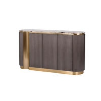 SIDEBOARD STILIG Dunkelgrau 158x40x88 cm - Dunkelgrau, Holzwerkstoff (158/88/40cm) - FURNLUX