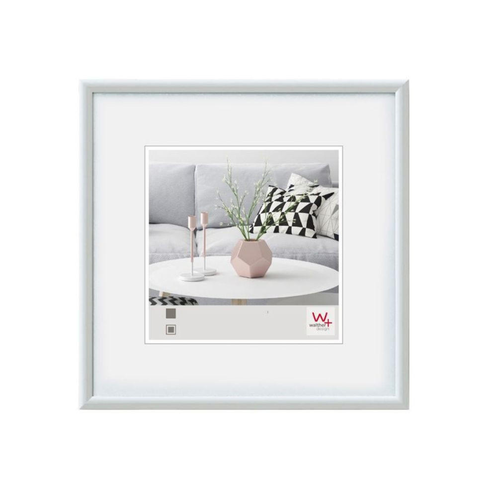 BILDERRAHMEN Galeria Kst.Rahmen 60x60 cmWEISS - Weiß, Kunststoff (61.1/61.1/2.2cm) - walther design