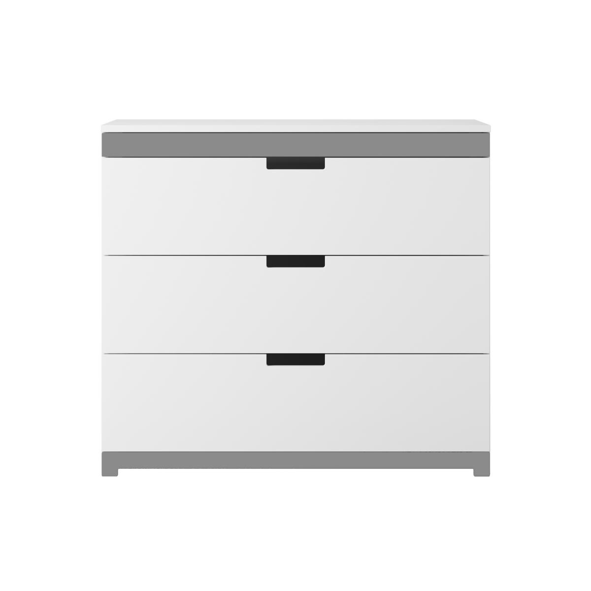 KOMMODE TOMI Weiß 100/90/45 - Weiß, Holzwerkstoff (100/90/45cm) - RAUMHIRSCH FURNITURE