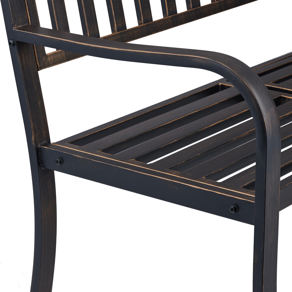 GARTENBANK - Multicolor, Metall (150/89/58.5cm) - Relaxdays