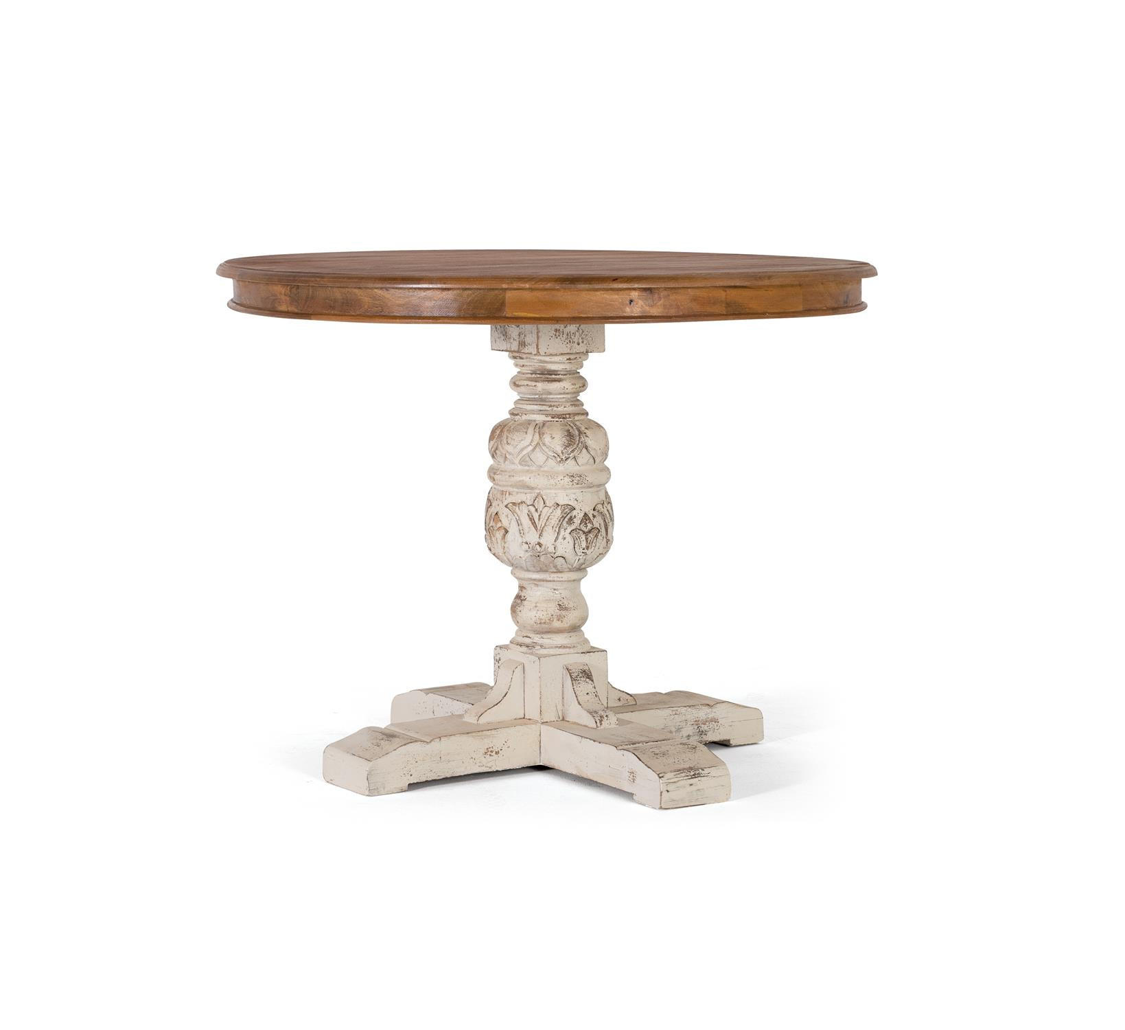 ESSTISCH aus natürlichem Mangoholz 1 Meter - Braun, Holz (100/100/78cm) - Giner y Colomer