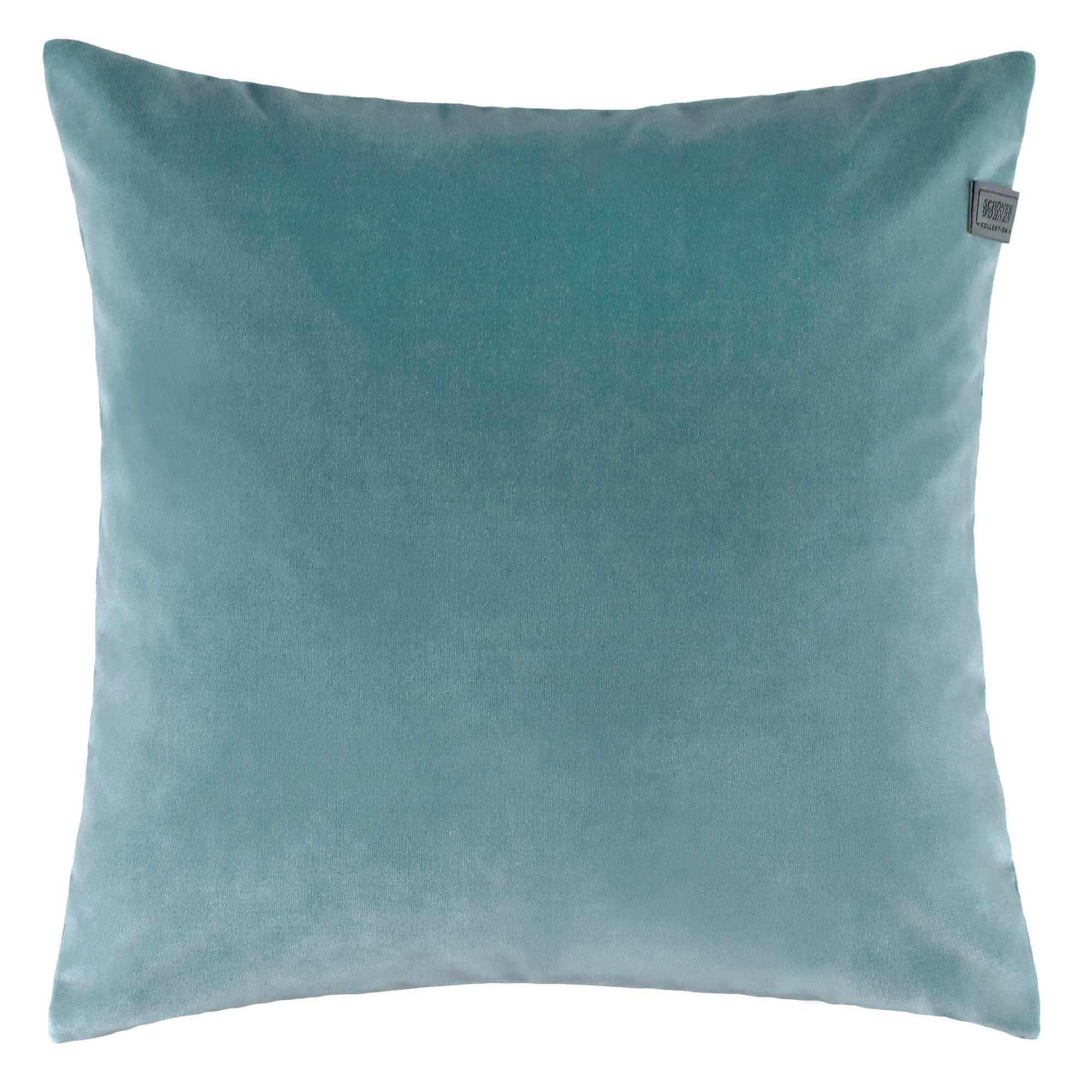 KISSENHÜLLE SOUL - Blau, Textil (45/45cm) - Schöner Wohnen