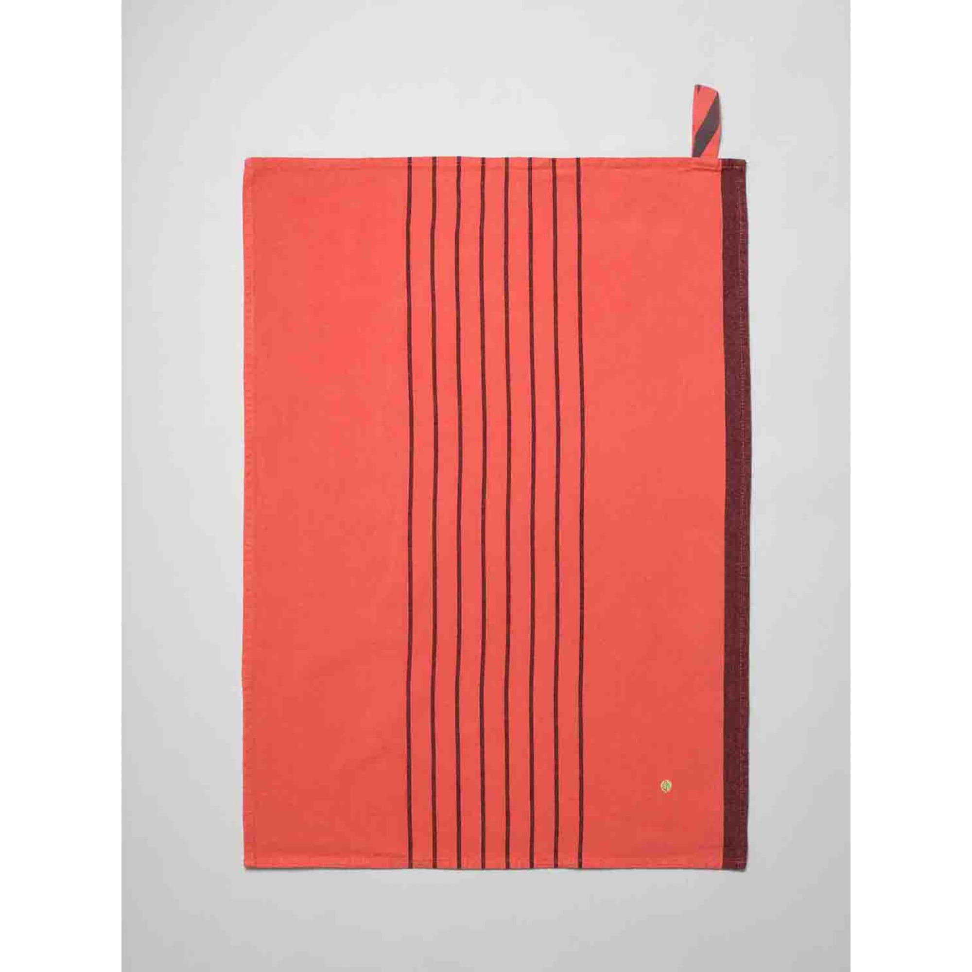 GESCHIRRTUCH Piero korallenrot 50 x 70 cm - Rot, Textil (70/50cm)