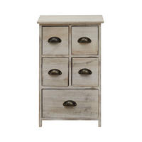 KOMMODE Weiß 30/40/66 cm - Weiß, Holz (30/66/40cm) - Mobili Rebecca