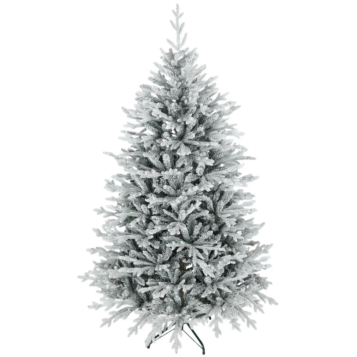 WEIHNACHTSBAUM DE-41559 Schnee, 180 cm, 1976 Spitzen - Weiß/Grün, Kunststoff (180cm) - ComfortXL