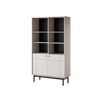 VITRINE JAPANDI Beige 104x39x185 cm - Beige, Holzwerkstoff (104/185/39cm) - FURNLUX