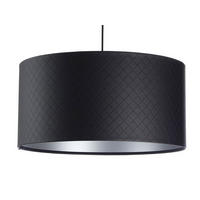 HÄNGELEUCHTE Schwarz 60/30 cm - Silberfarben/Schwarz, Kunststoff (60/1.1/30cm) - ONZENO