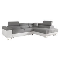 ECKSOFA Torezio, Seite: Rechts - Weiß, Holz/Textil (274/203cm) - MIRJAN24