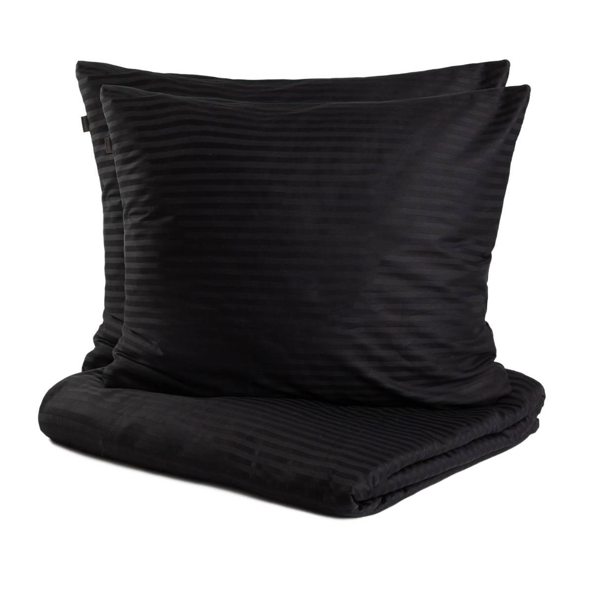 BETTWÄSCHE Agnes schwarz 160/200 cm - Schwarz, Textil (160/200cm) - Homla