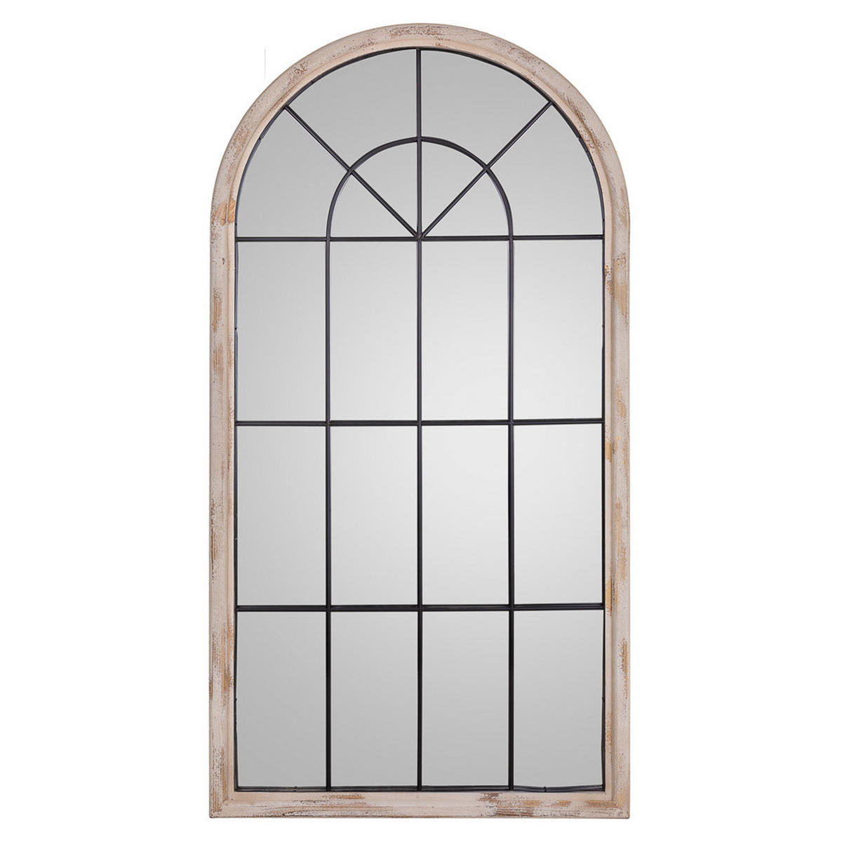 SPIEGEL aus Holz 86x4x168 cm - Weiß, Holzwerkstoff (86/168/4cm) - Wanderlust