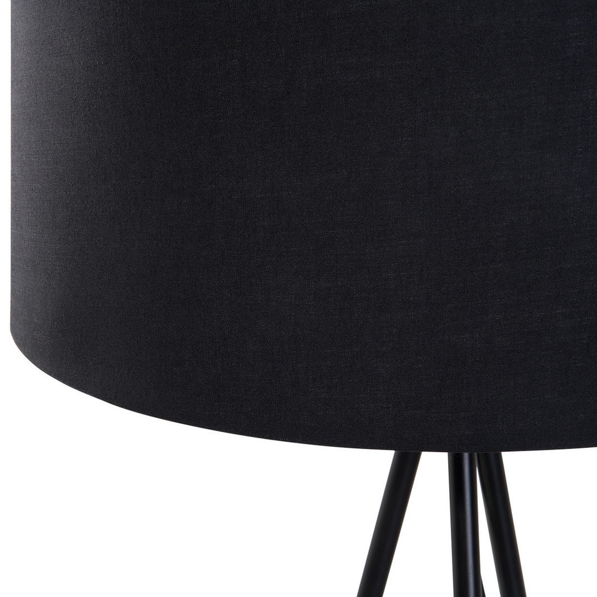 STEHLAMPE Sambra 35/35/149 cm - Schwarz, Metall (35/35/149cm) - Beliani